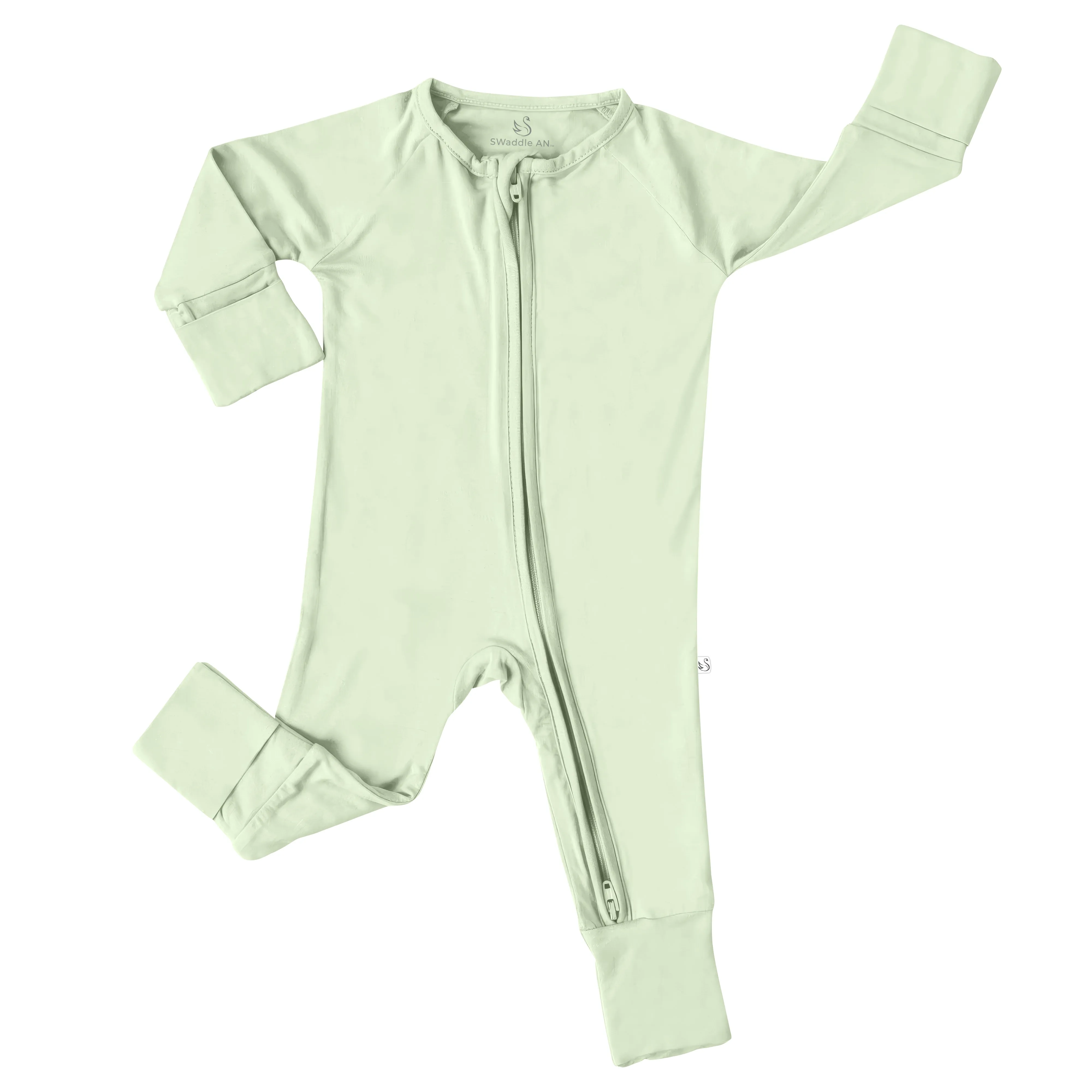 Convertible Footie Pajamas - Mint