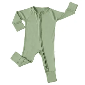 Convertible Footie Pajamas - Sage Green