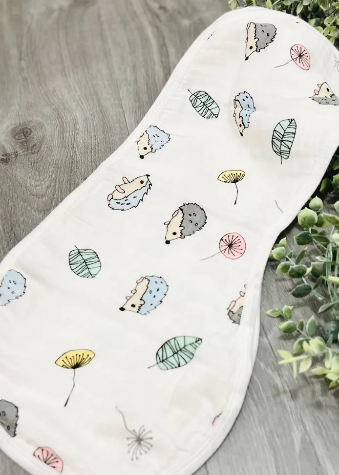 Convertible Hedgehog Burp Cloth
