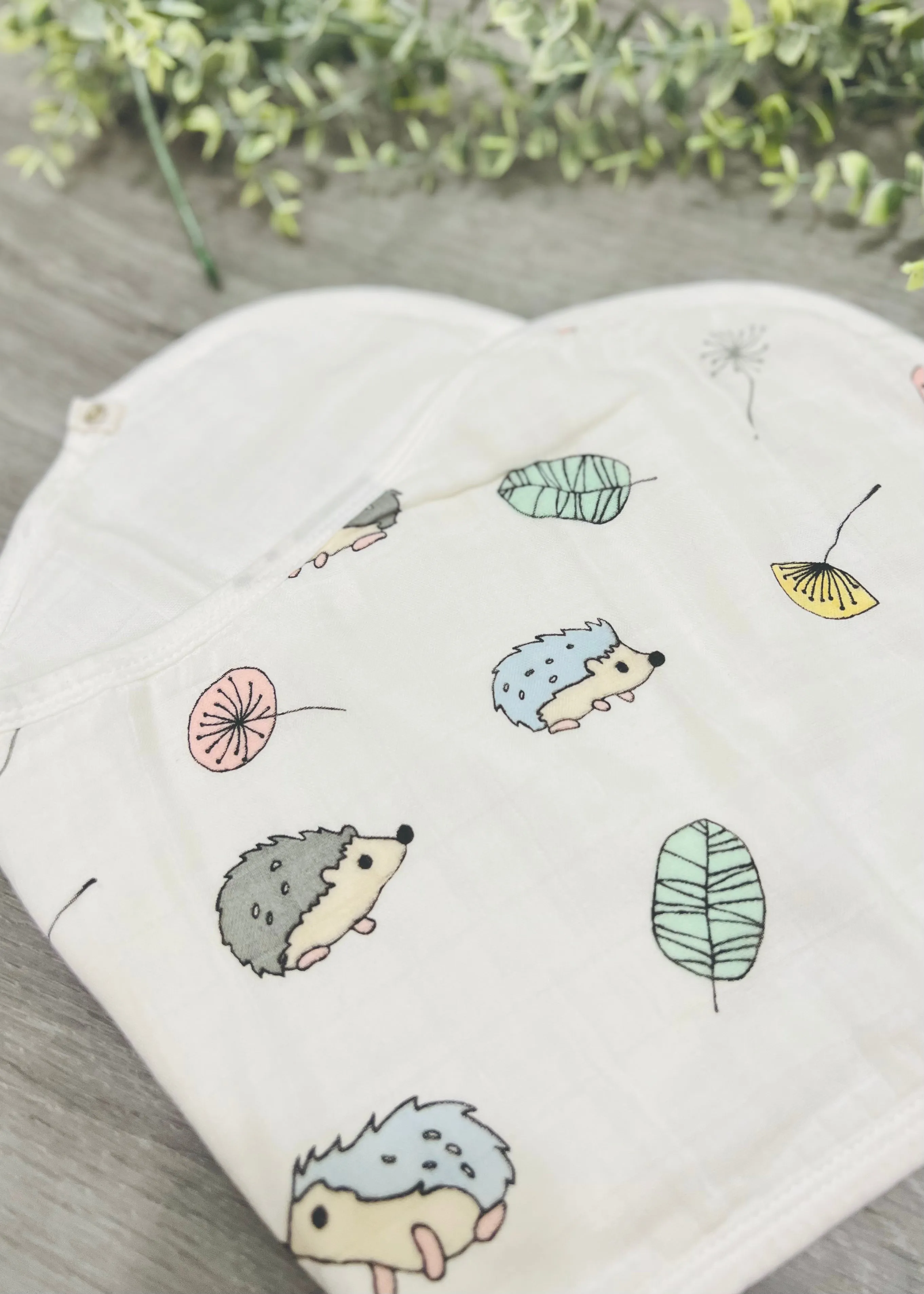 Convertible Hedgehog Burp Cloth