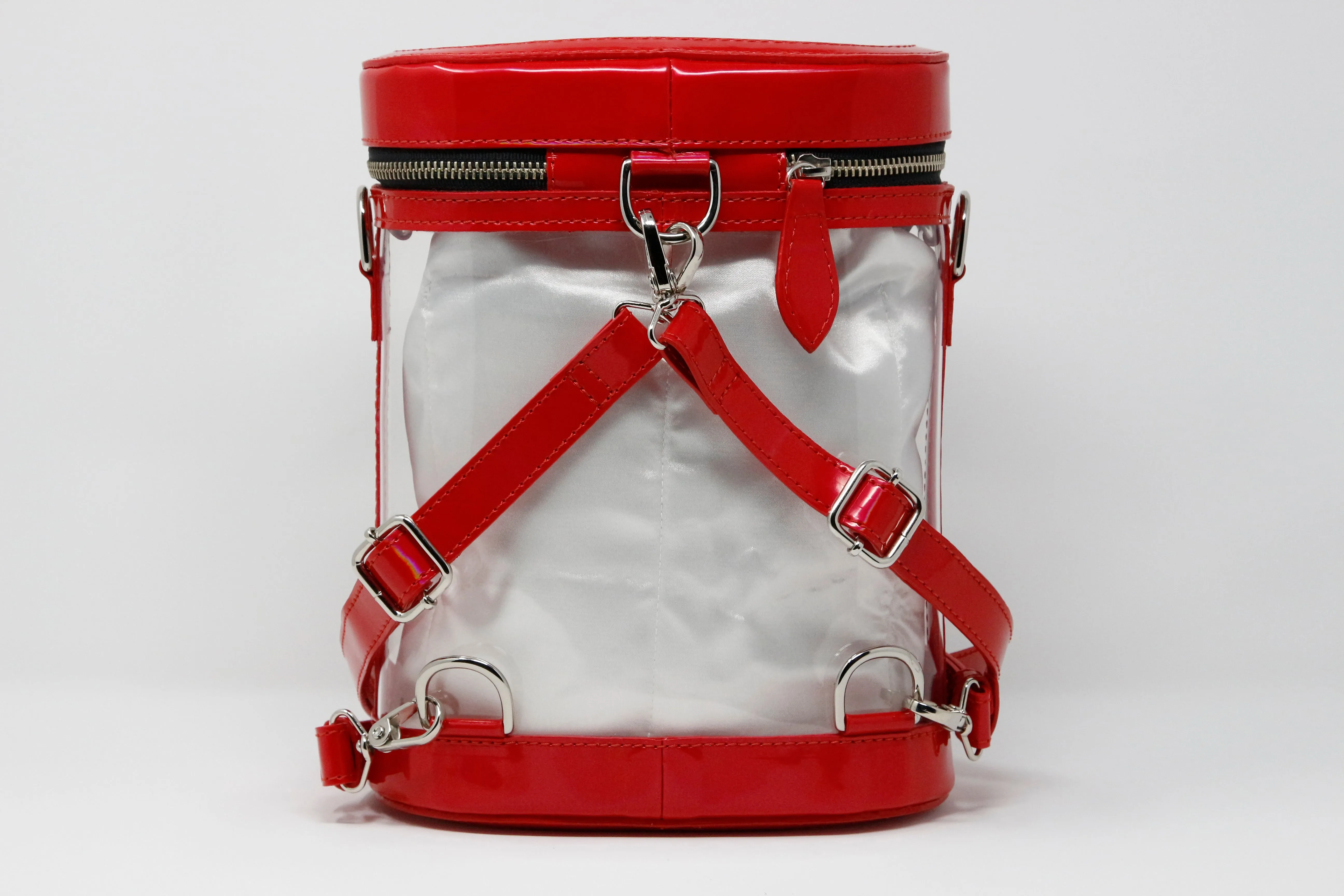 Convertible - Red Holographic Patent Leather