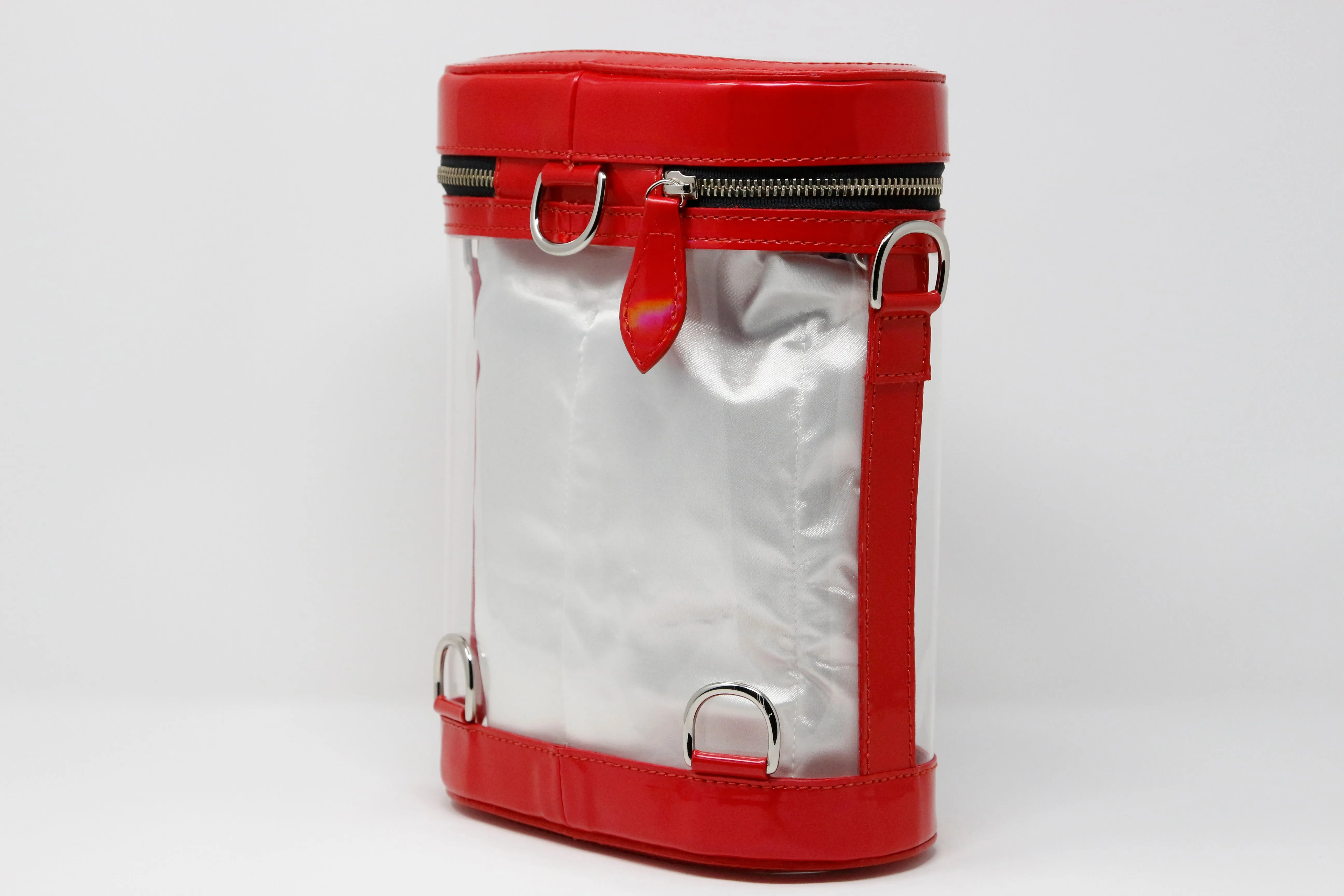 Convertible - Red Holographic Patent Leather