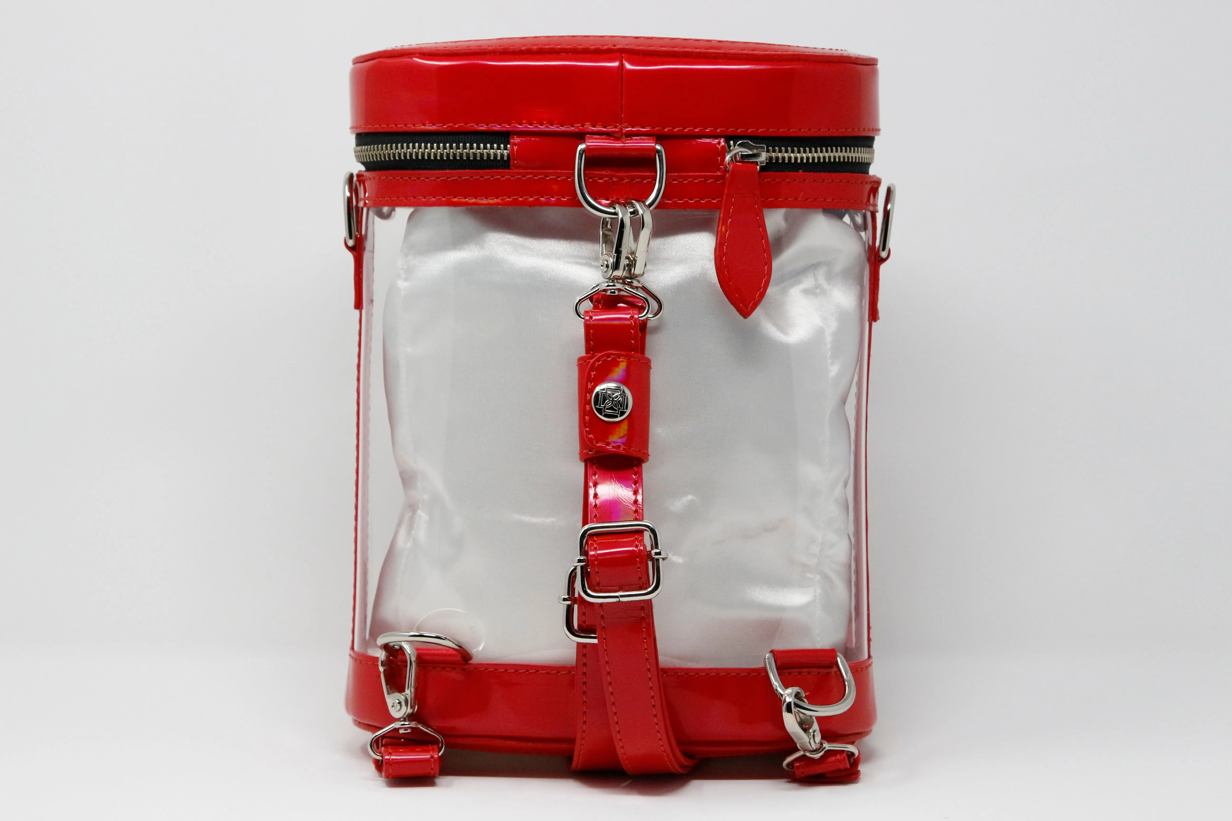 Convertible - Red Holographic Patent Leather