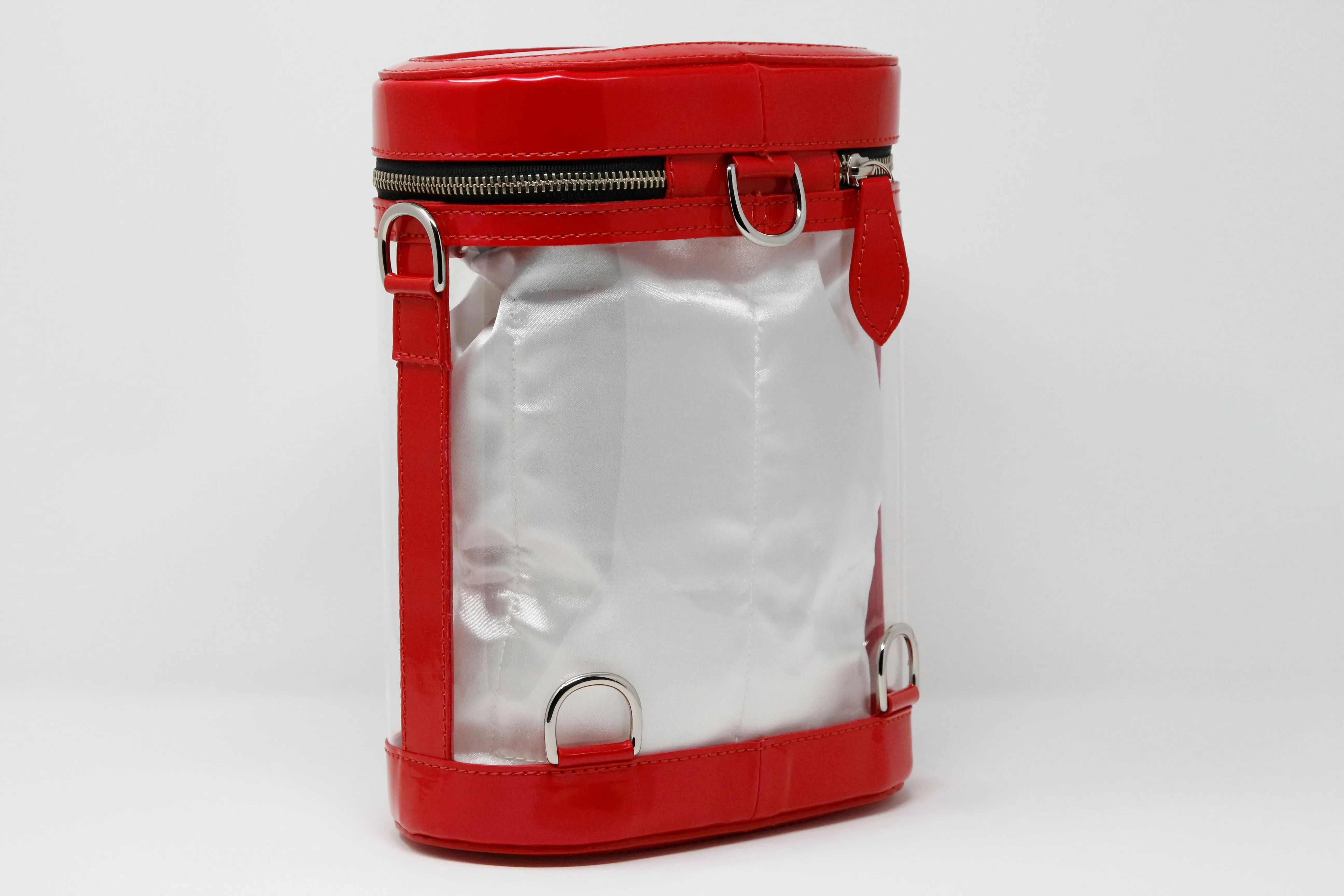 Convertible - Red Holographic Patent Leather