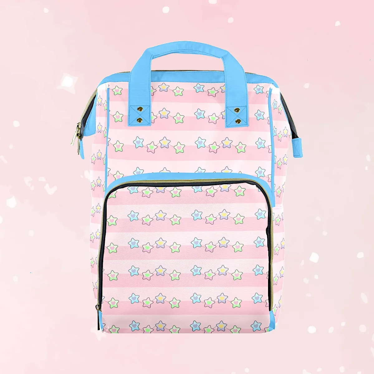 Cosmic Stripes Large Diaper Bag