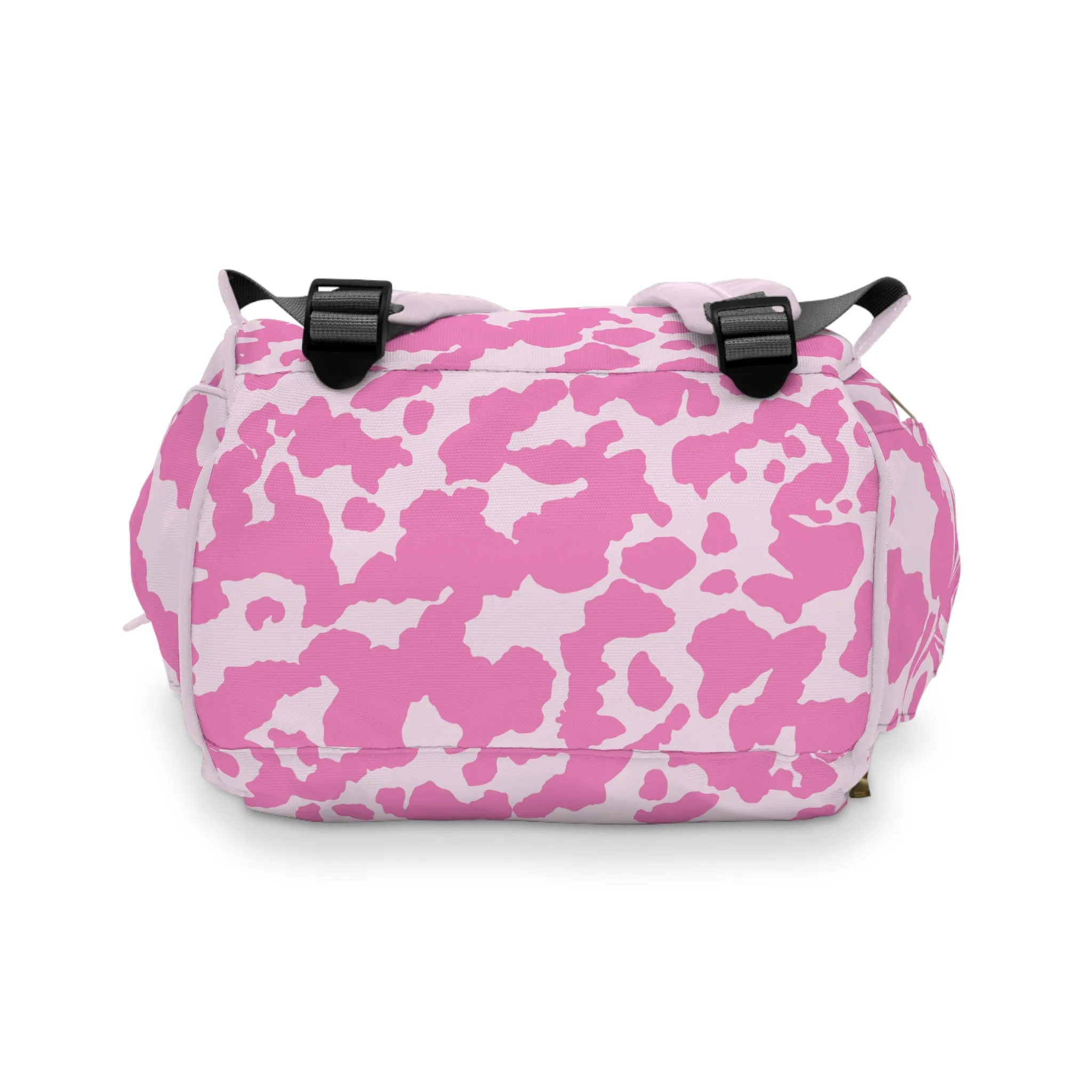 Cowhide Diaper Backpack - Chic & Durable Baby Bag with Genuine Cowhide Patterns, Perfect for Stylish Parents