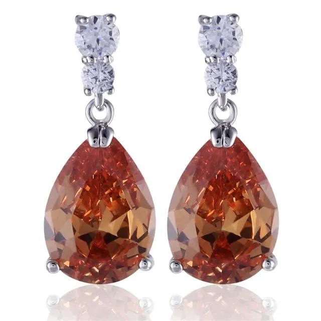 CRYSTAL DROP EARRING