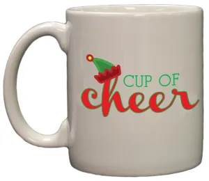 Cup of Cheer - Happy Holidays Festive 11oz Double Sided Coffee Mug