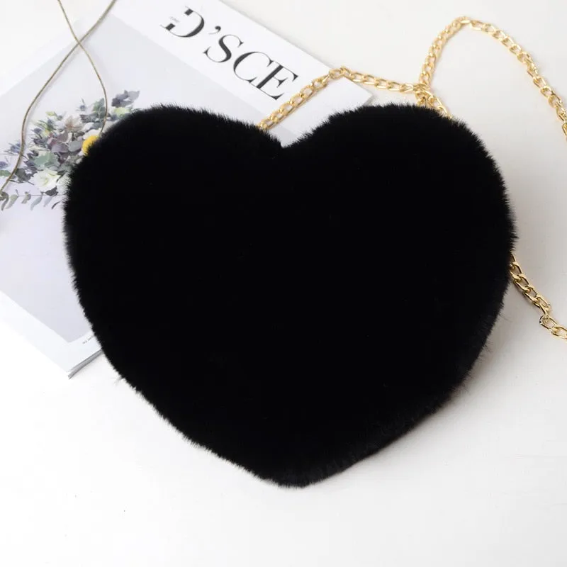 Cute Kawaii Fur Crossbody Bags