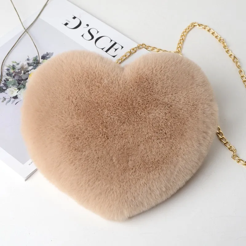 Cute Kawaii Fur Crossbody Bags