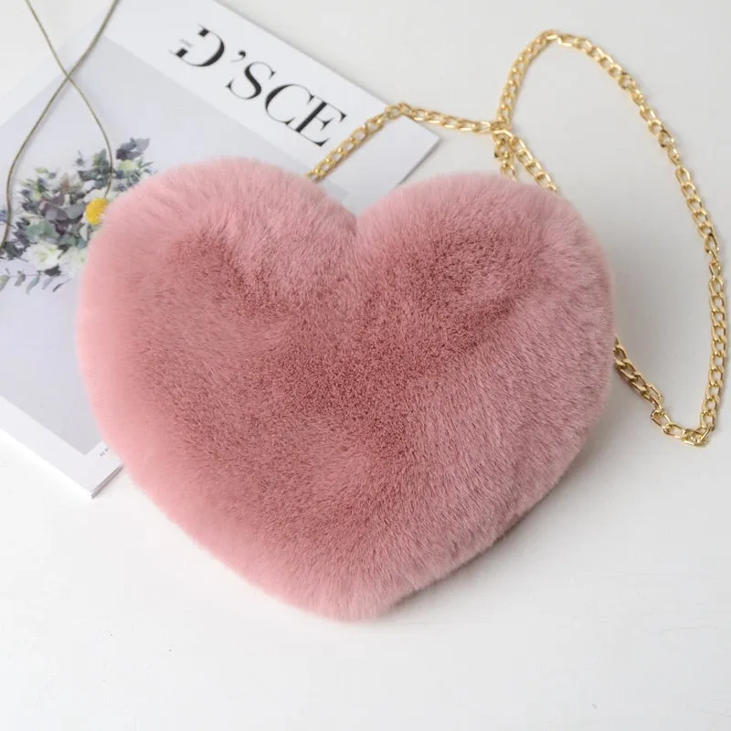 Cute Kawaii Fur Crossbody Bags