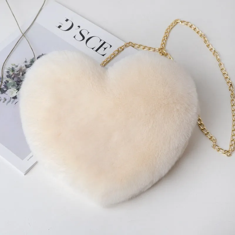 Cute Kawaii Fur Crossbody Bags