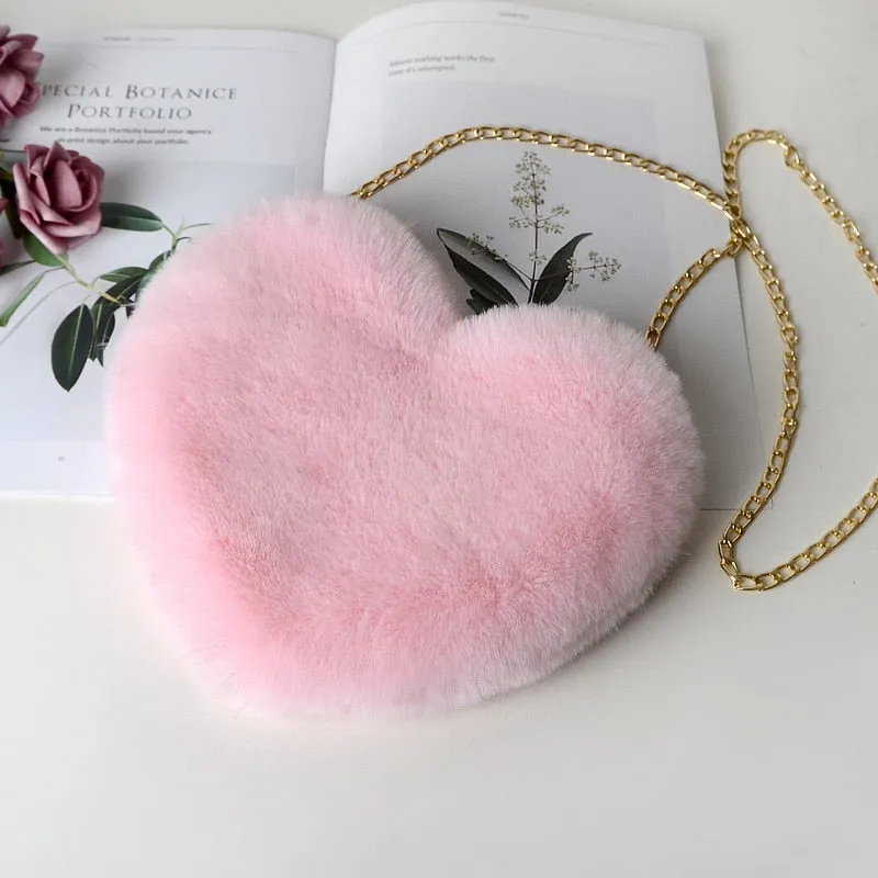 Cute Kawaii Fur Crossbody Bags