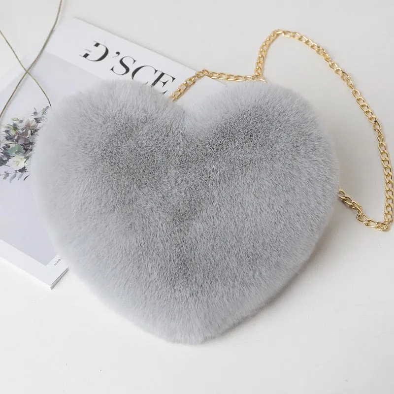 Cute Kawaii Fur Crossbody Bags