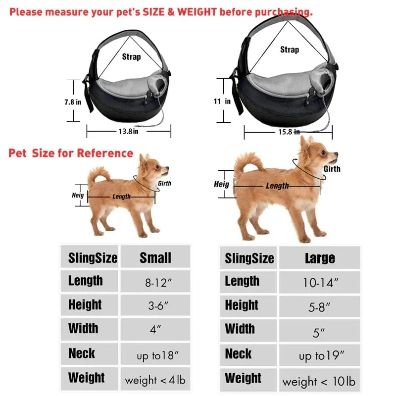 Cute Puppy Carrier Crossbody Bag