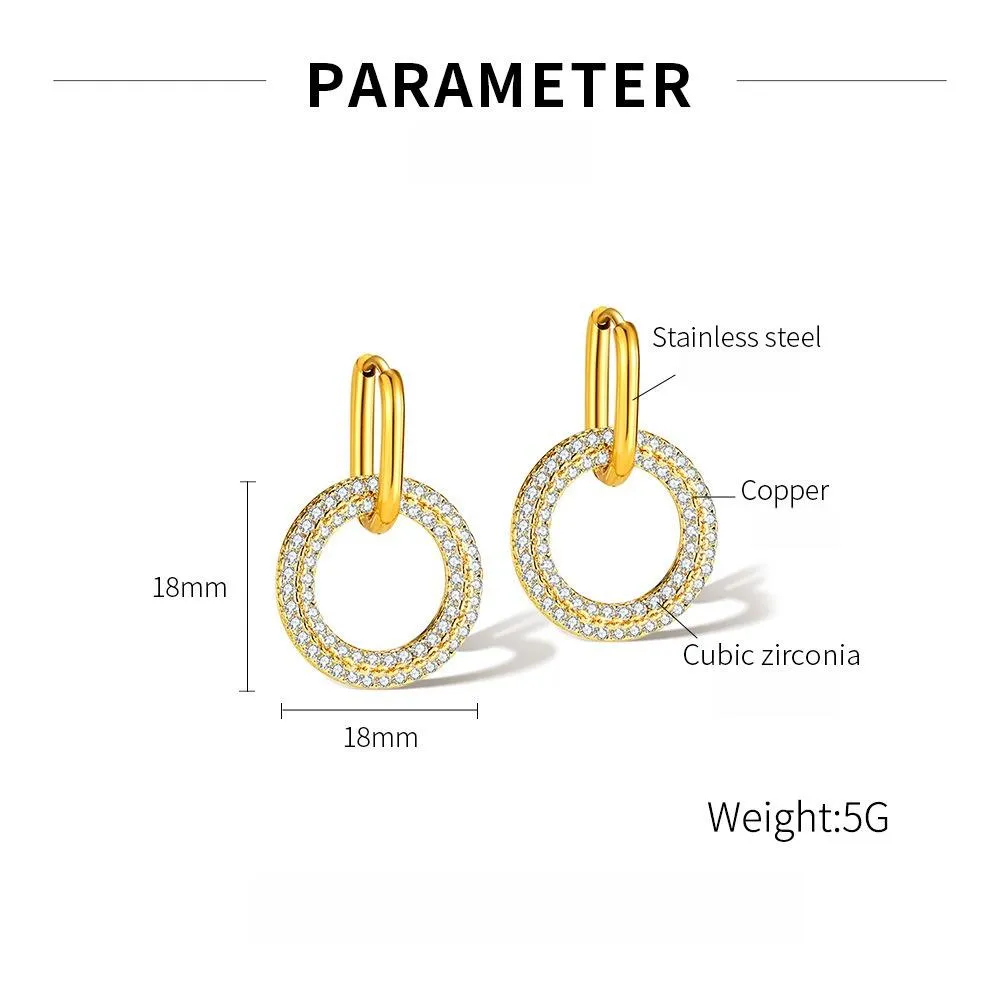 Dainty Heart/Star/Circle/Square Shaped Hoop Earrings As Gift for Girls
