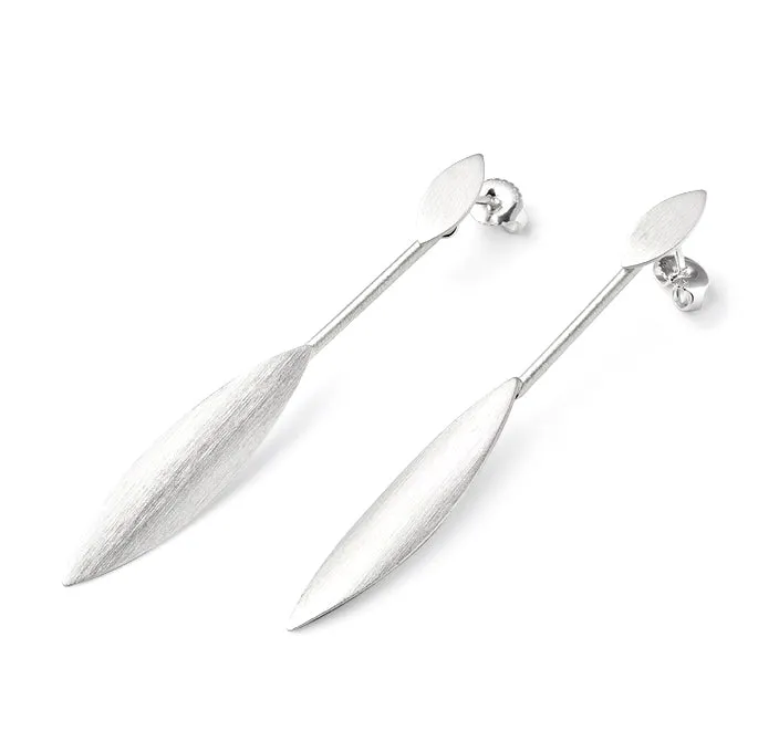 Dangling Leaf Earrings