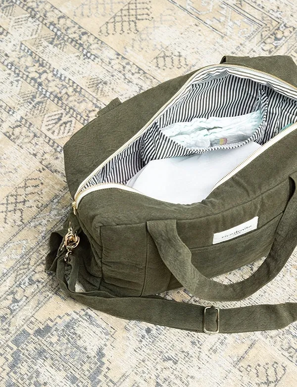 DARCY THE ANTI DIAPER BAG - MILITARY GREEN