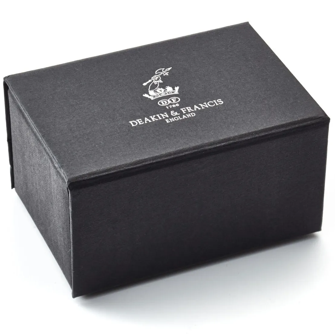 Deakin and Francis Skull Cufflinks with Diamond Eyes and Moving Jaw, Sterling Silver
