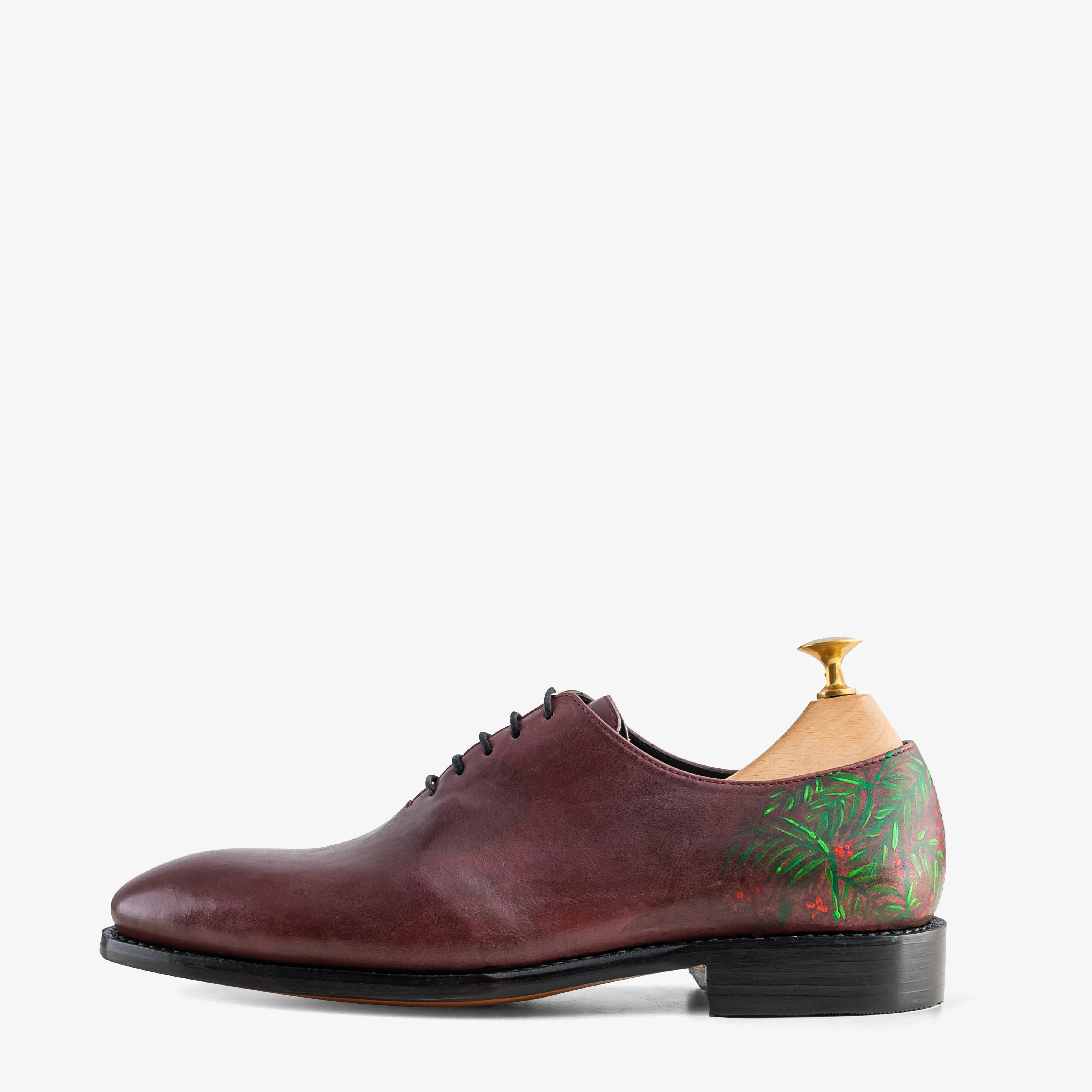 Deer Plum Wholecut Oxfords - Made to Order