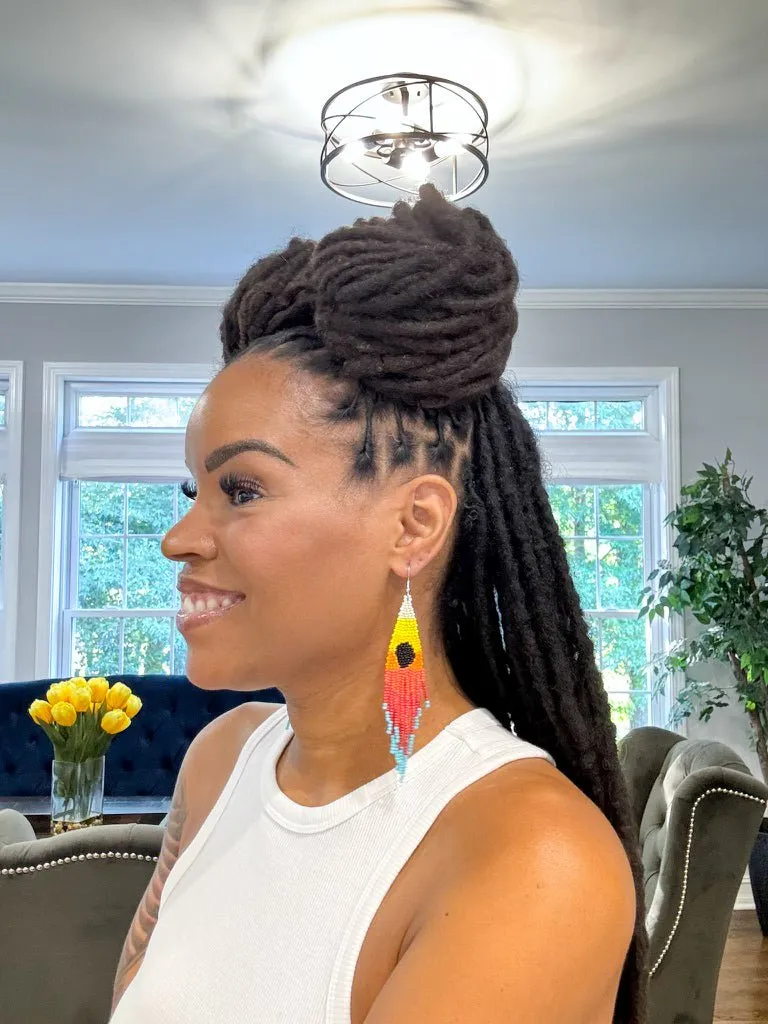 Desert Sunset Tassel Earrings