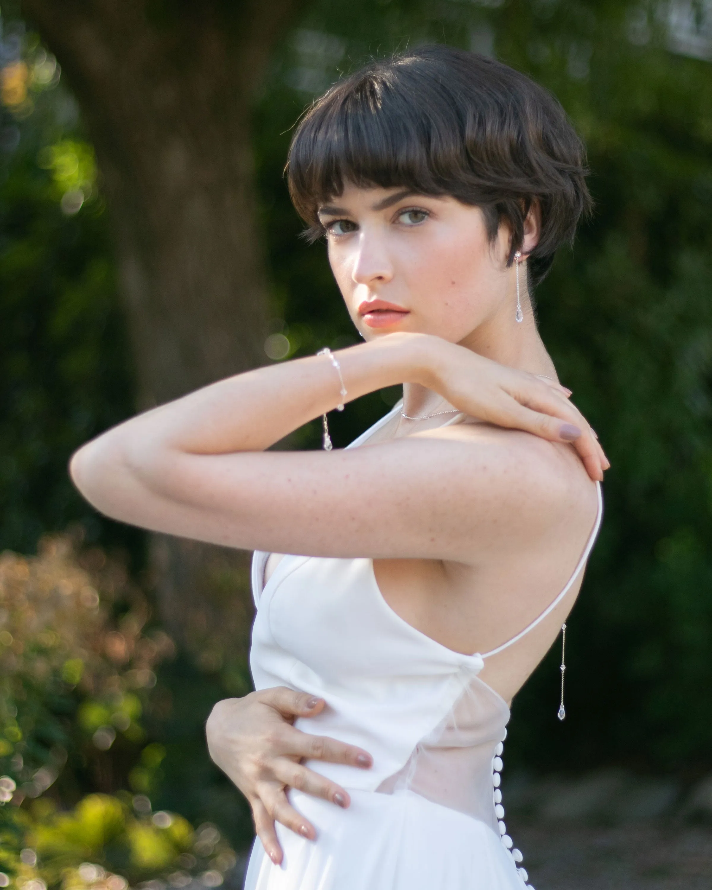 Dewdrop Long Earrings