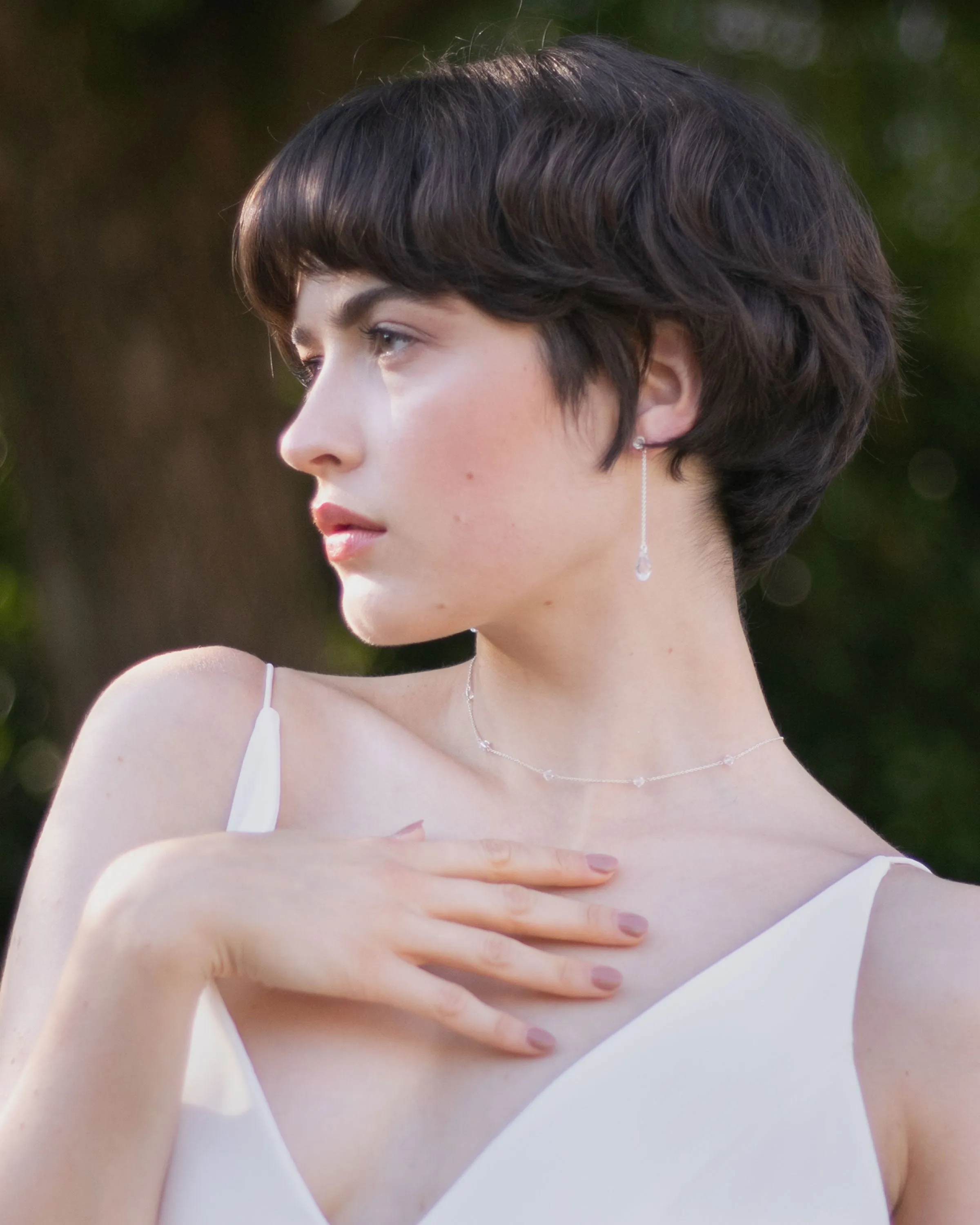 Dewdrop Long Earrings