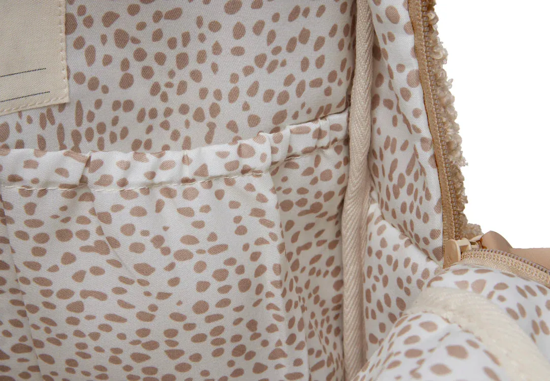 Diaper Bag Backpack Boucle - Naturel