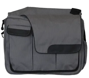 Diaper Bag - Grey Pinstripe