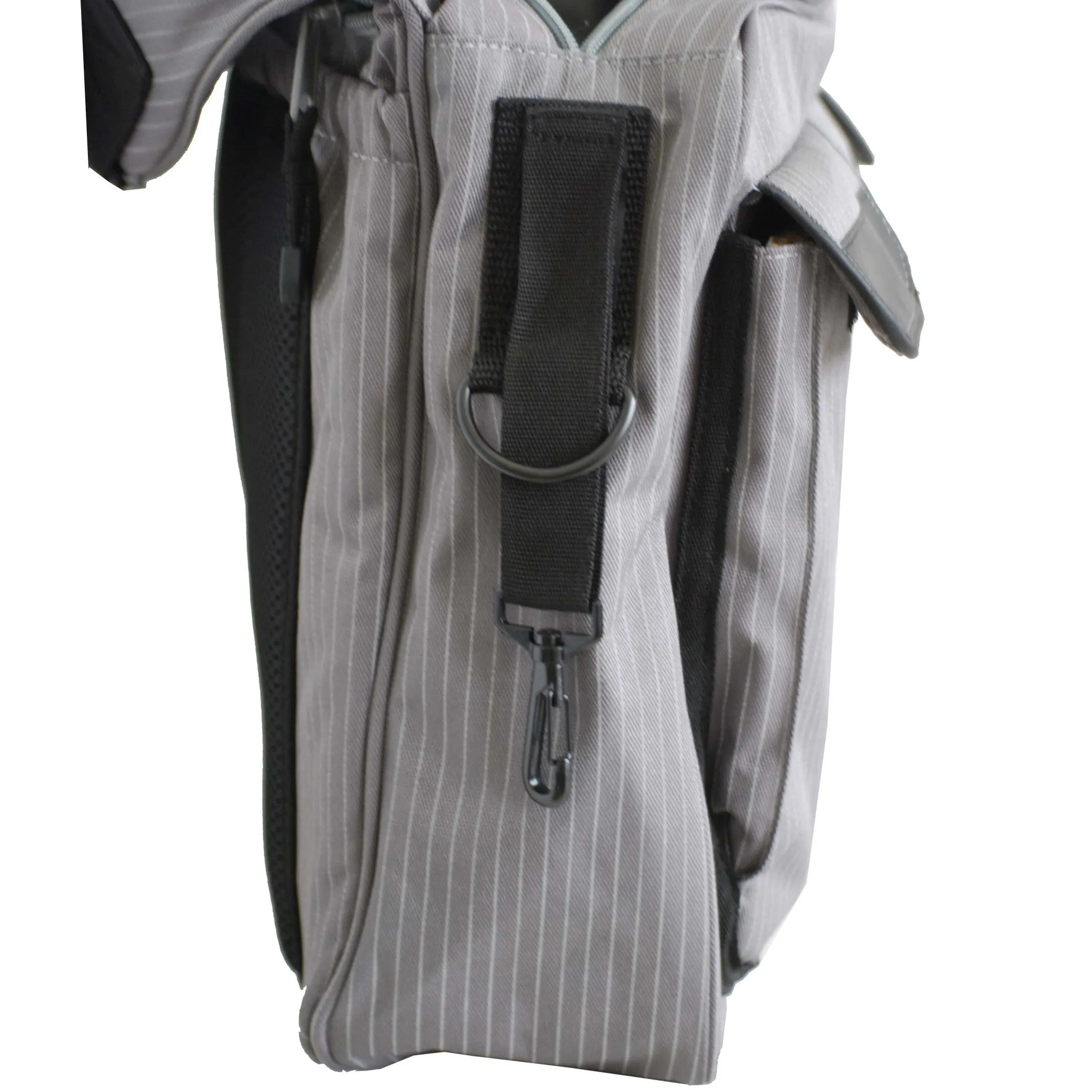 Diaper Bag - Grey Pinstripe
