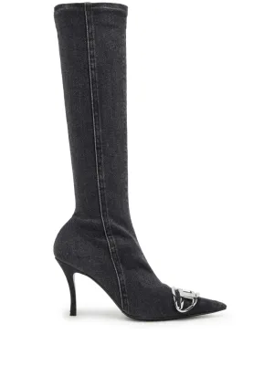 Diesel D-Venus knee-length boots
