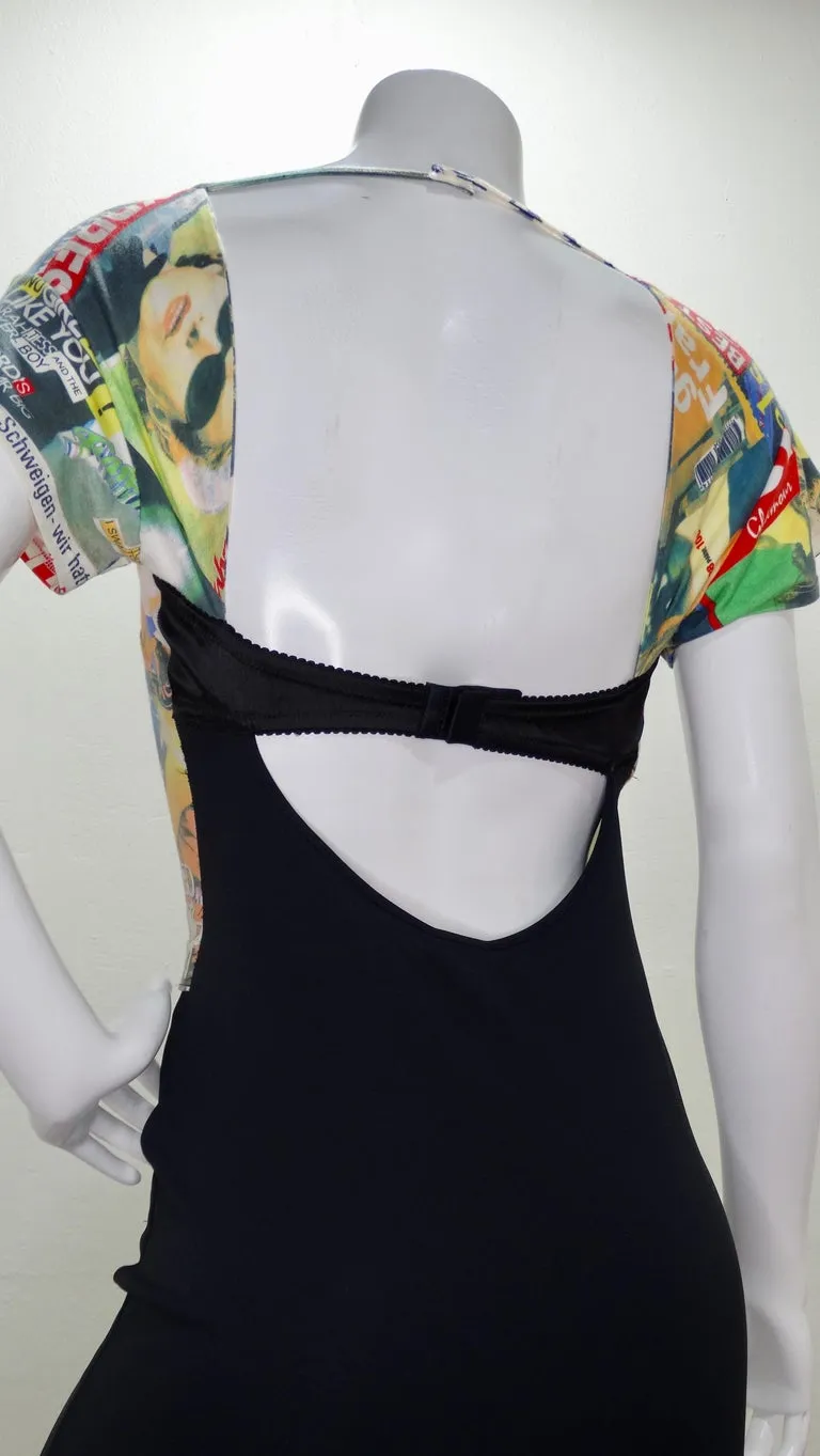 Dolce & Gabbana Magazine Print Dress