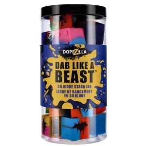 Dopezilla 30mm Lego Cube Silicone Stash Jars - (25 Count Jar)