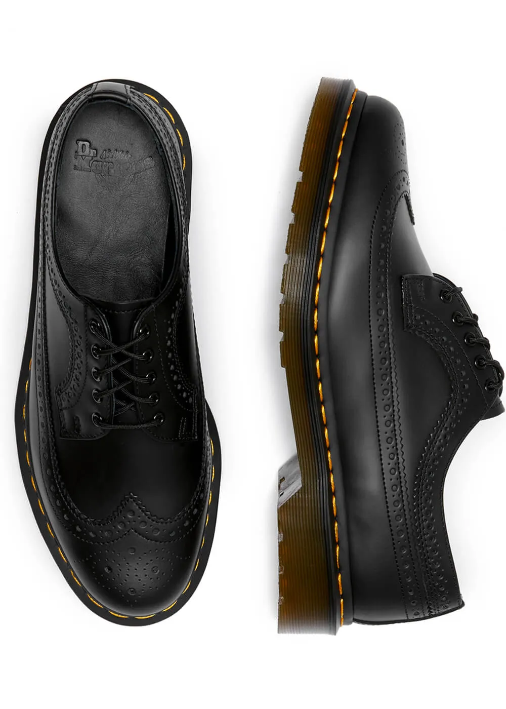 Dr. Martens 3989 Smooth Leather Brogues Shoes Black