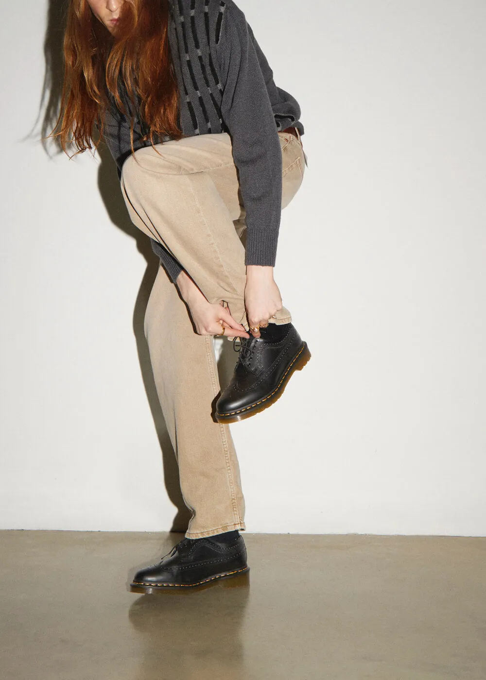Dr. Martens 3989 Smooth Leather Brogues Shoes Black