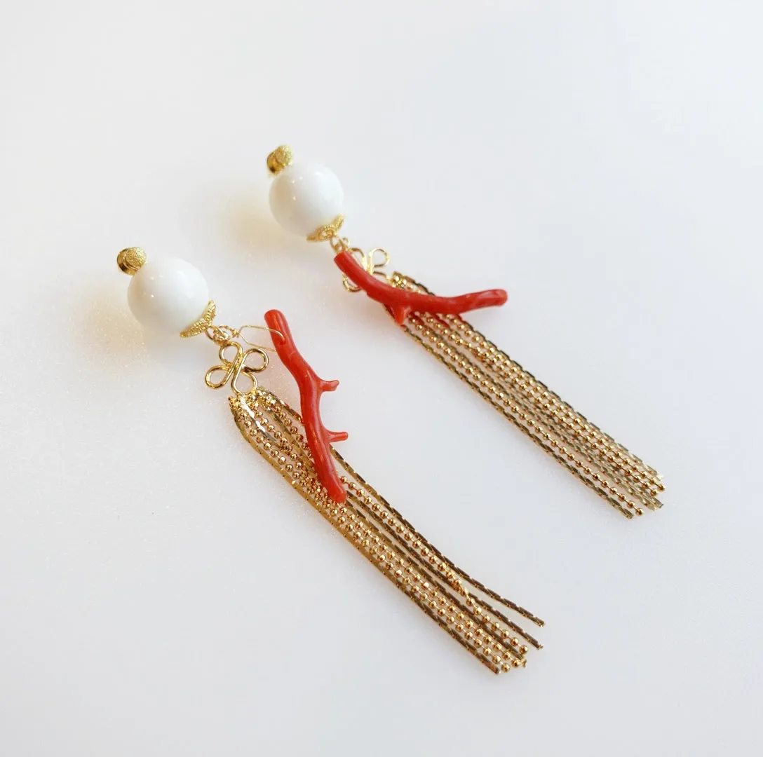 Dragon Princess Tassel Earrings