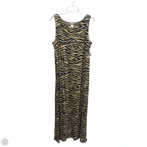 Dress Casual Maxi By Chicos In Animal Print, Size: 2