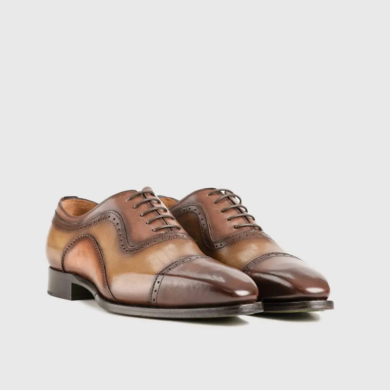 Dress Oxfords 44217 Brown/Tan