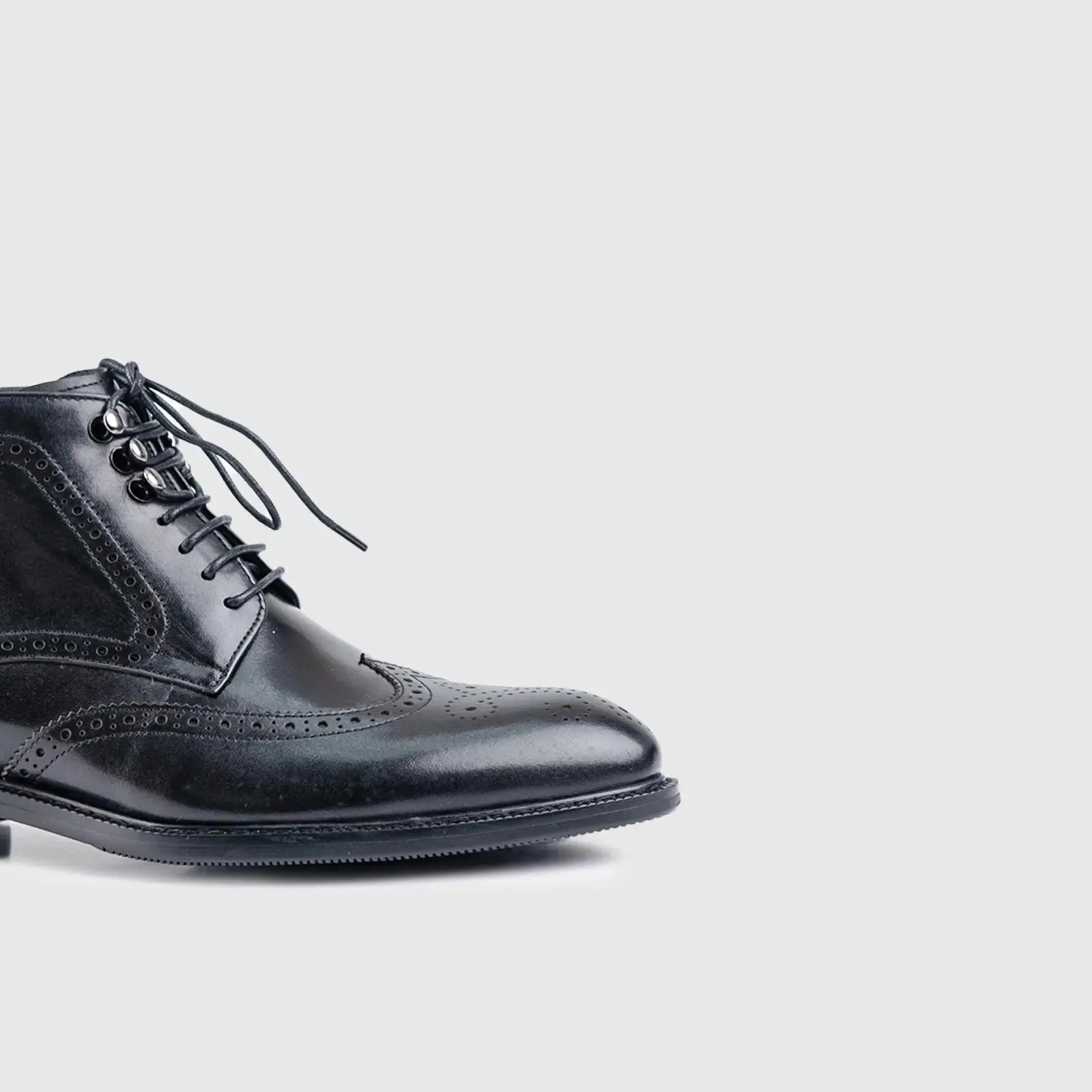 Dress Oxfords Boots Black EL002