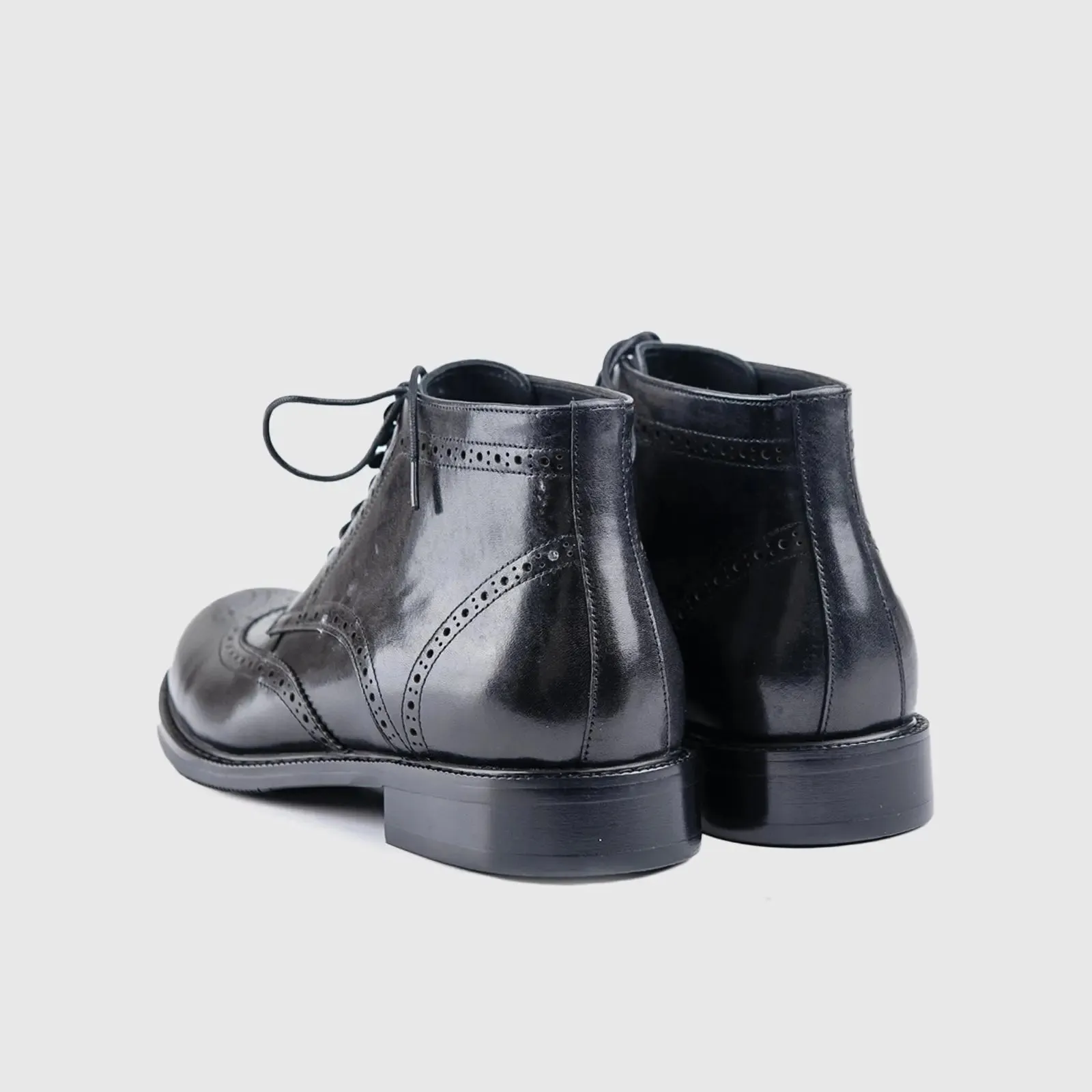 Dress Oxfords Boots Black EL002