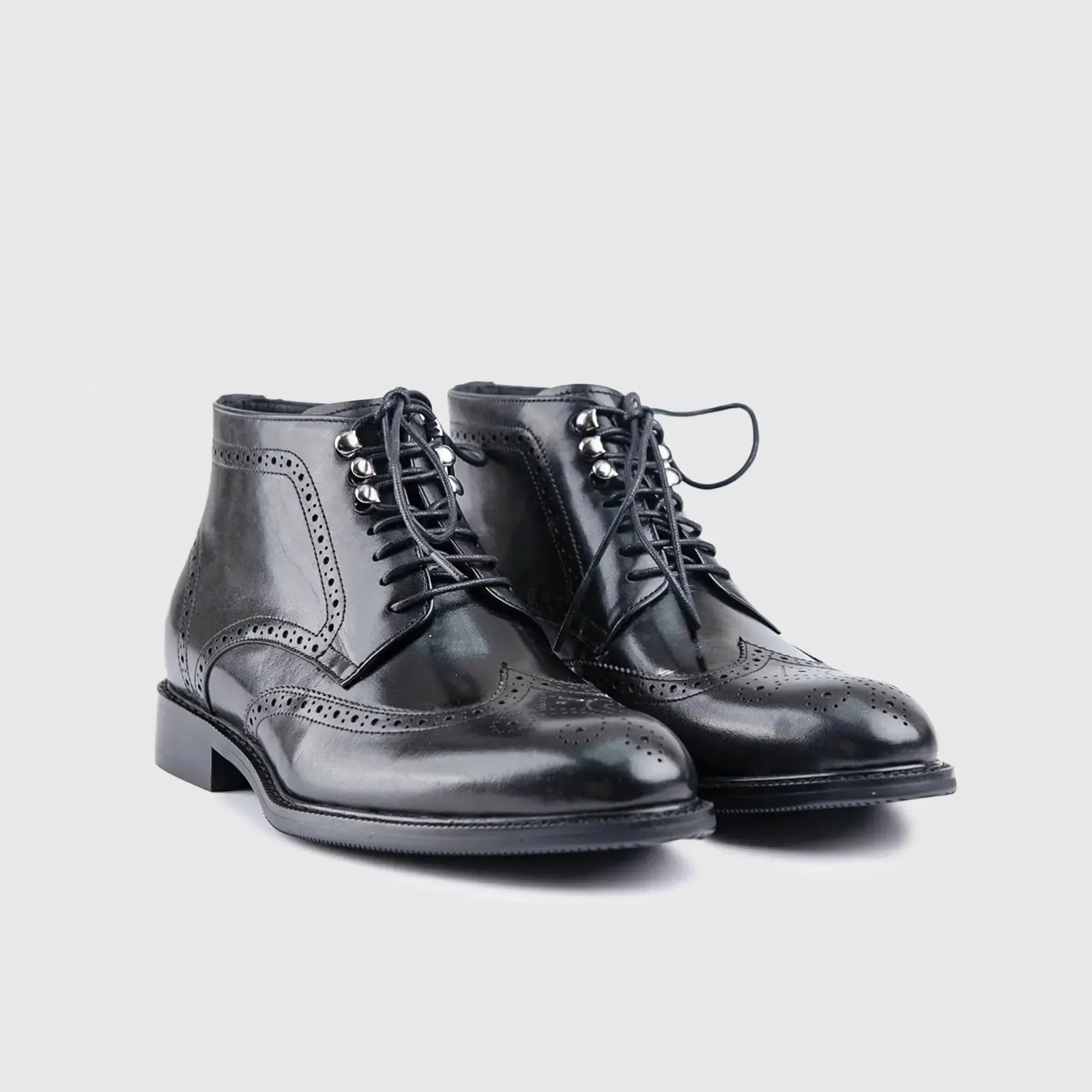 Dress Oxfords Boots Black EL002