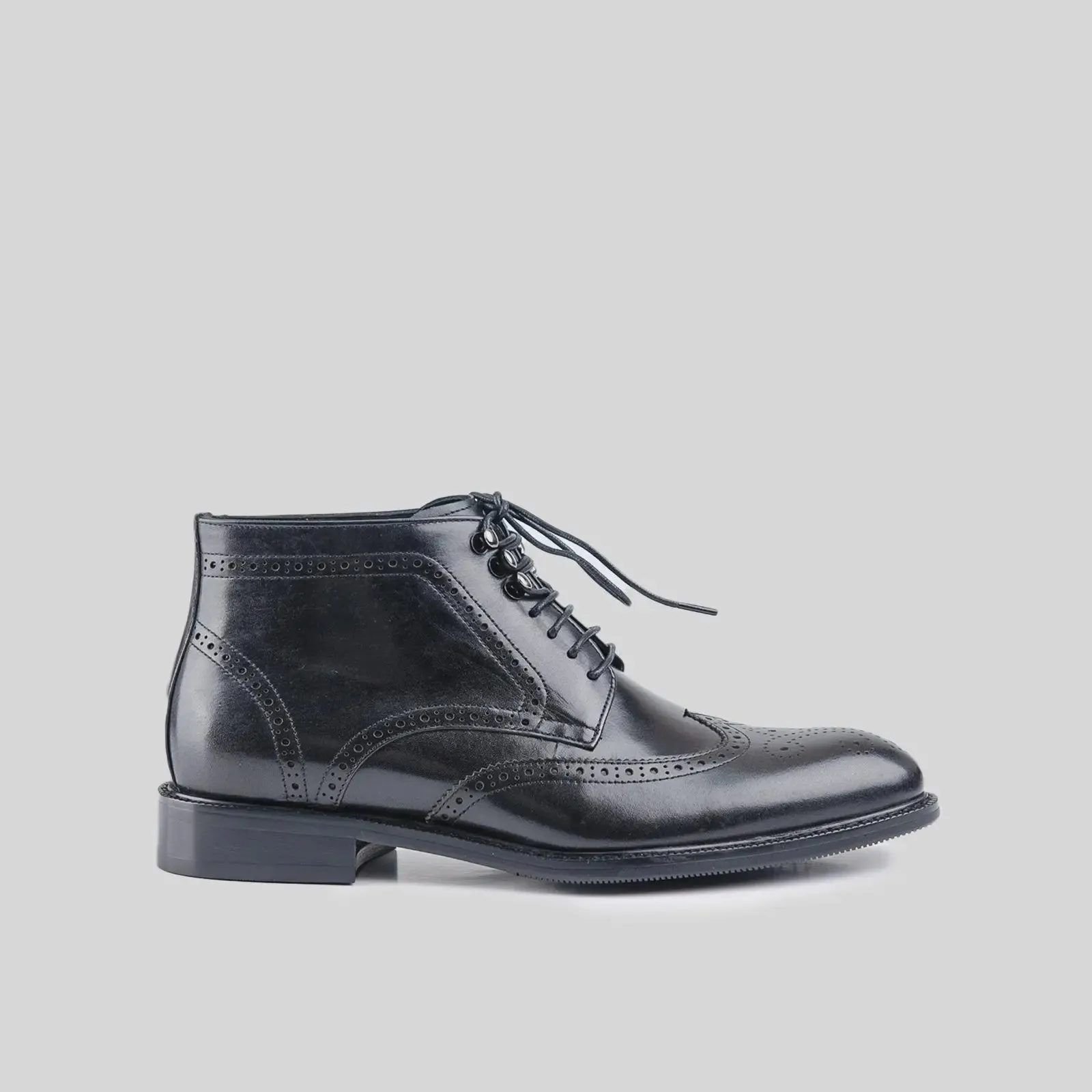 Dress Oxfords Boots Black EL002