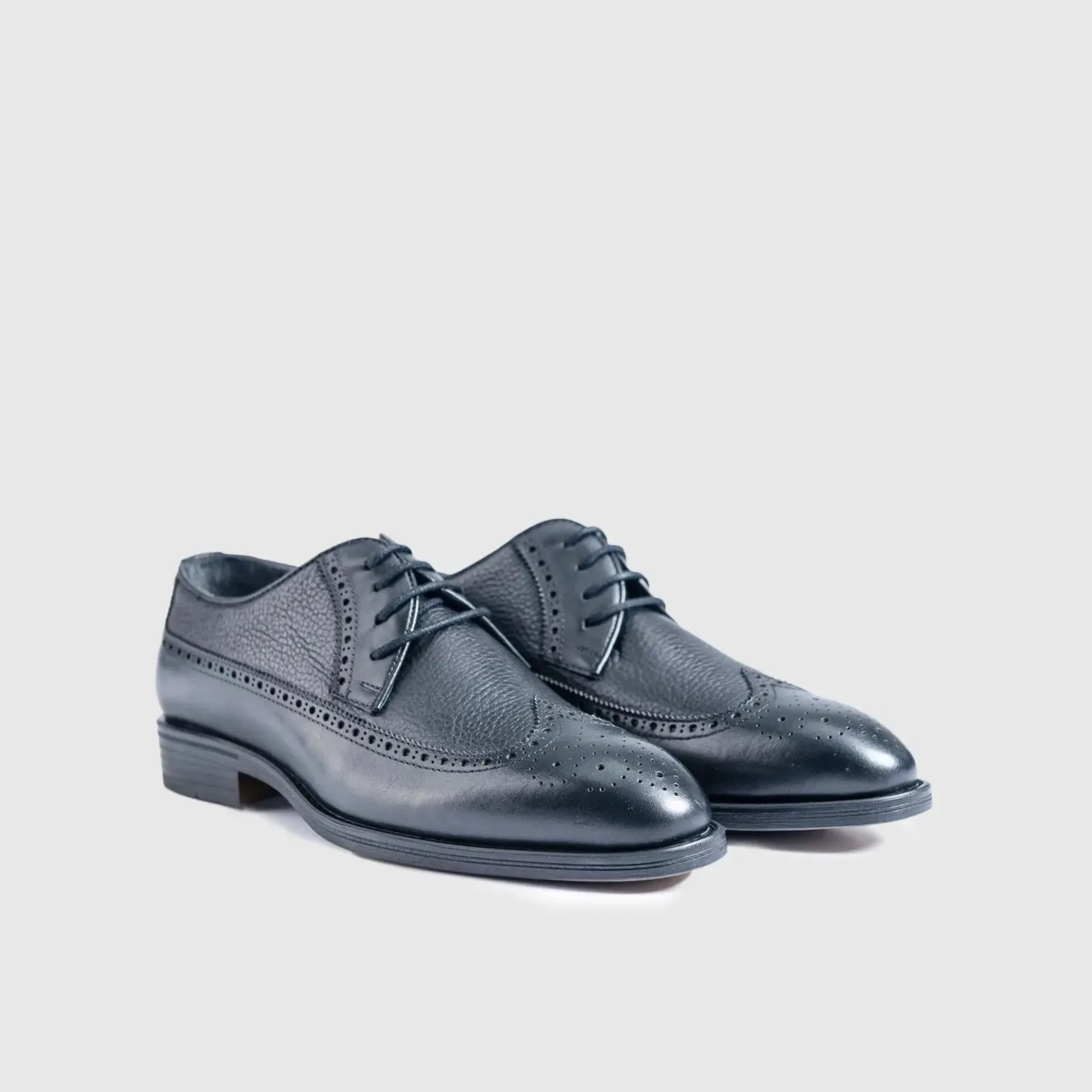 Dress Oxfords Wingtips 1-157 Black