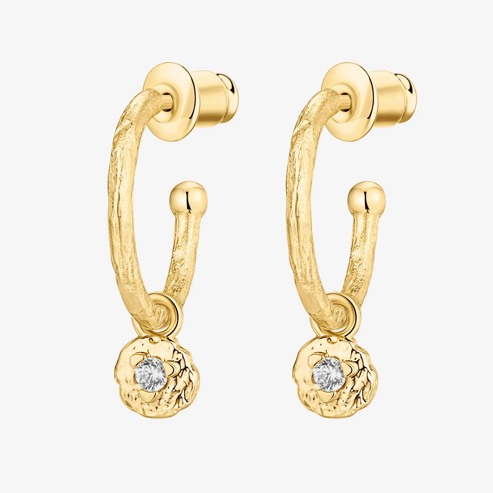 Drop Hammered Hoops