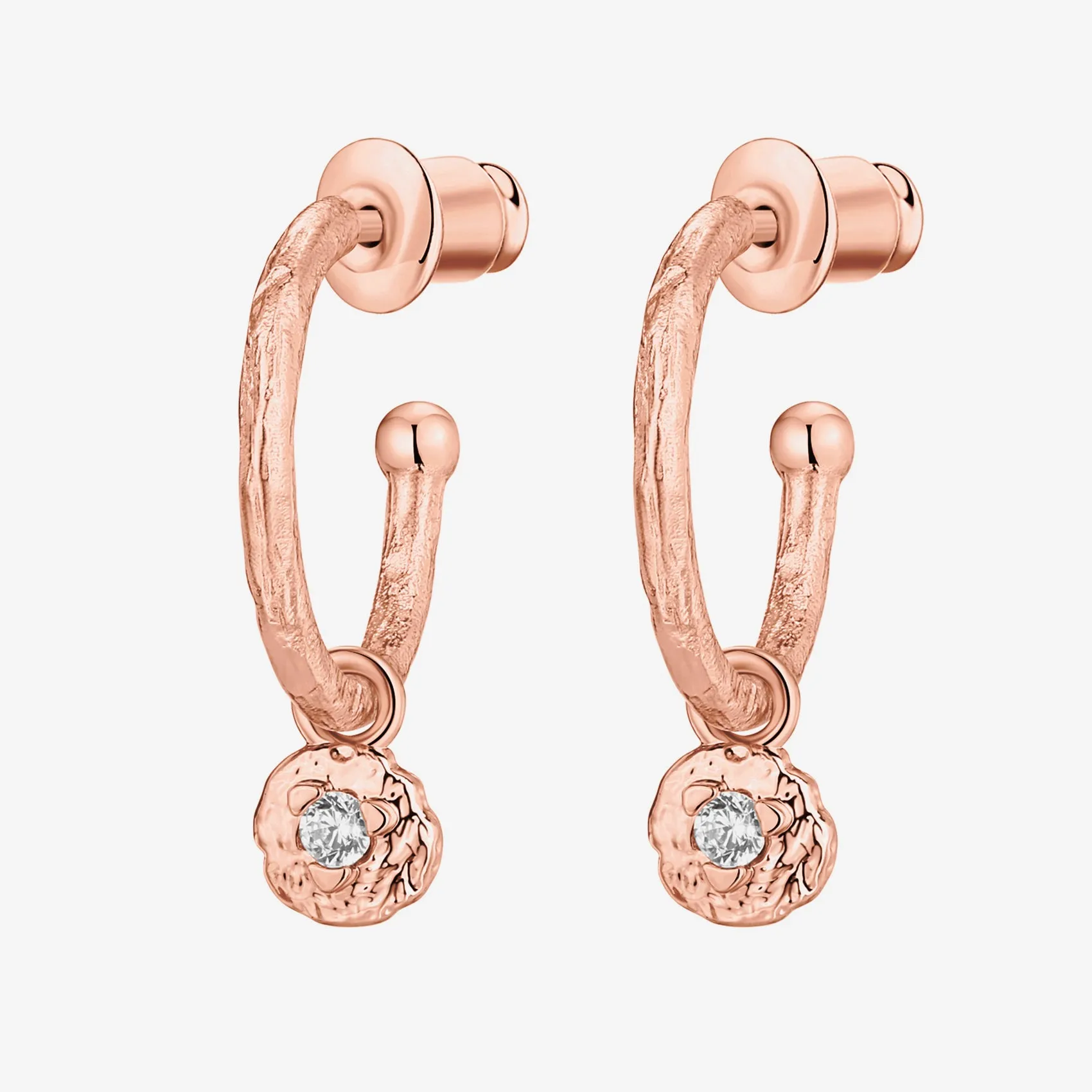 Drop Hammered Hoops
