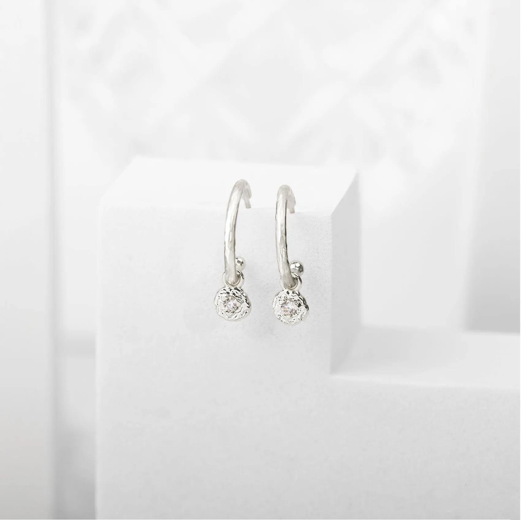 Drop Hammered Hoops