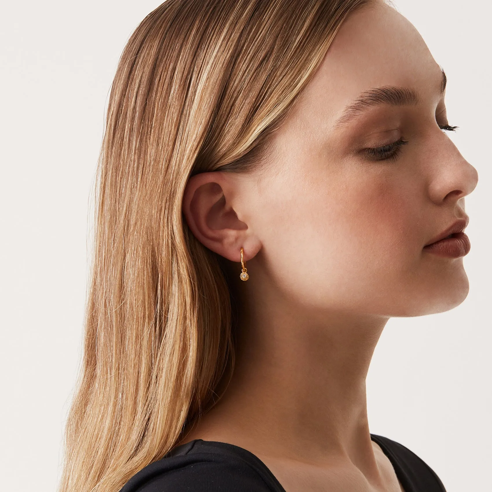Drop Hammered Hoops