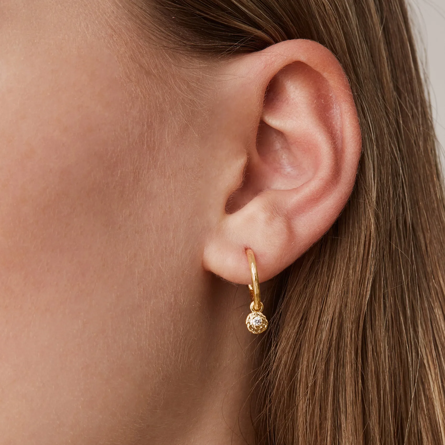 Drop Hammered Hoops