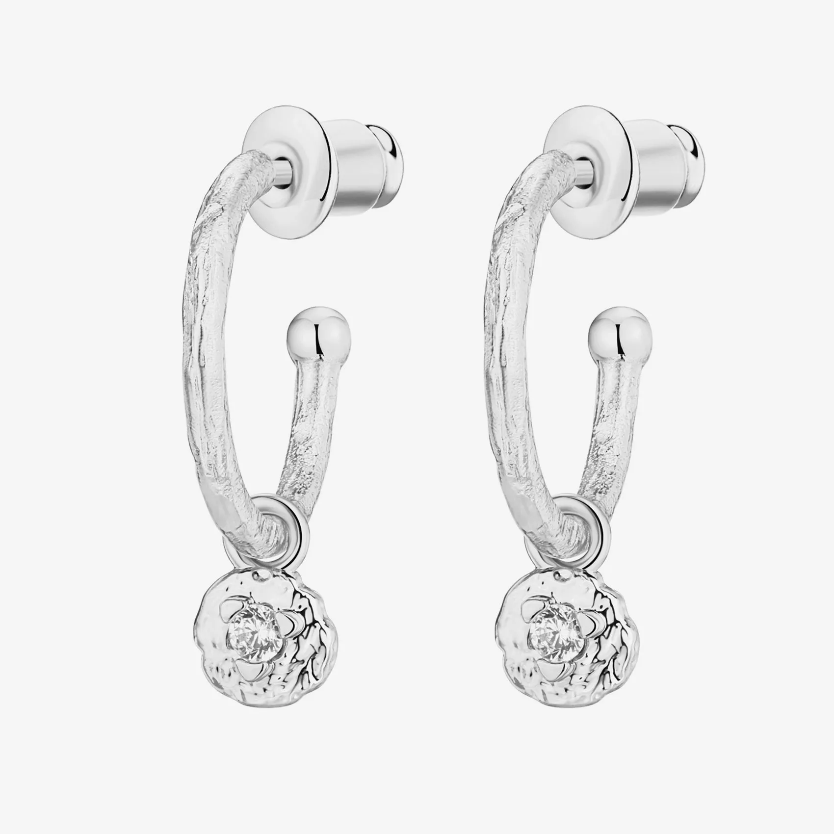 Drop Hammered Hoops