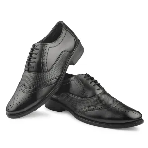 Dusk N Dazzling Black Brogues For Men